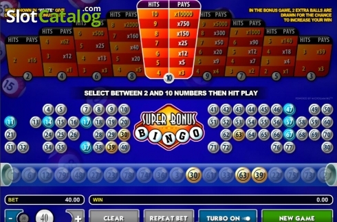 Скрин4. Super Bonus Bingo слот