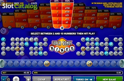 Скрин5. Super Bonus Bingo слот