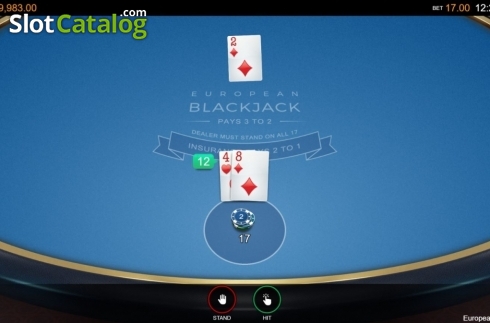 Скрин3. European Blackjack (Switch Studios) слот