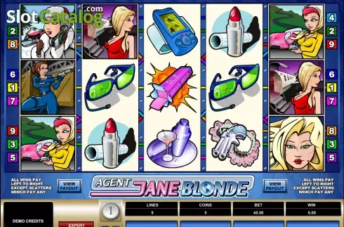 Скрин3. Agent Jane Blonde слот