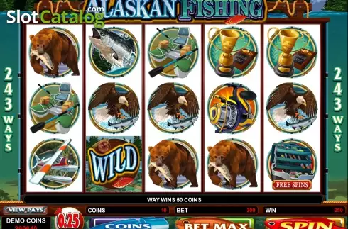 Скрин6. Alaskan Fishing слот