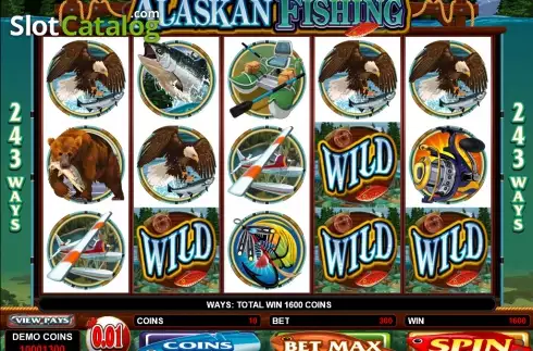 Скрин8. Alaskan Fishing слот