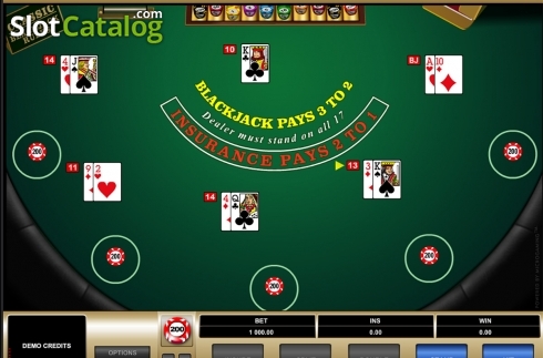 Скрин2. Bonus Blackjack (Games Global) слот