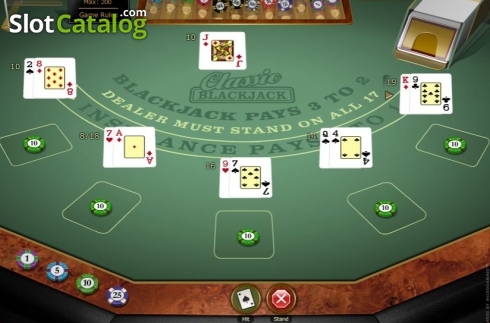 Скрин3. Classic Blackjack MH Gold слот