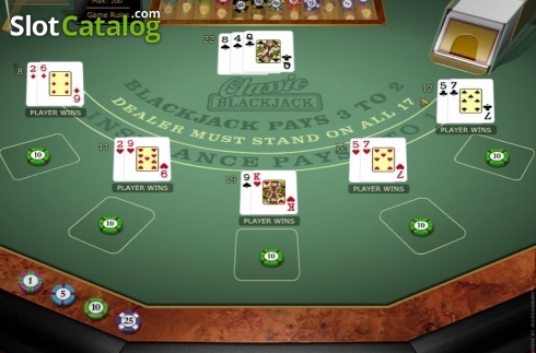 Скрин4. Classic Blackjack MH Gold слот