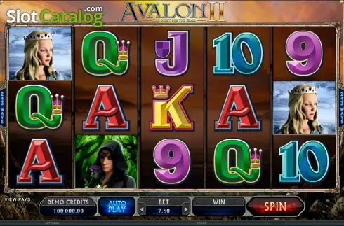 Скрин9. Avalon II слот