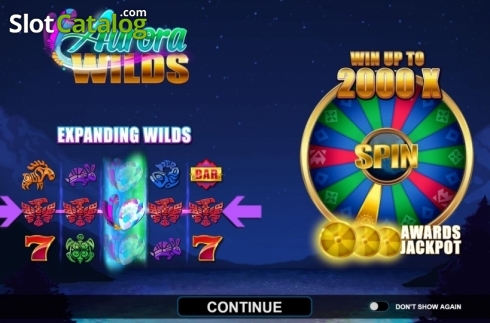 Скрин2. Aurora Wilds слот