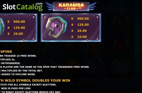 Скрин9. Karamba Clan слот
