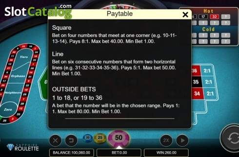 Скрин7. Sapphire Roulette слот