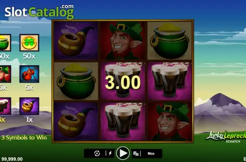 Скрин4. Lucky Leprechaun Scratch слот