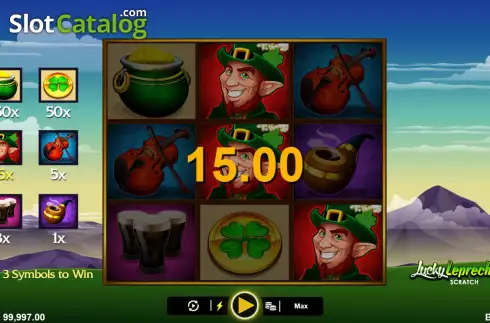 Скрин5. Lucky Leprechaun Scratch слот