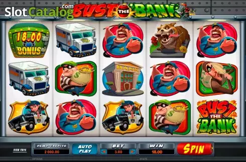 Скрин6. Bust The Bank слот