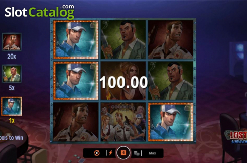 Скрин5. Lost Vegas Survivors Scratch слот