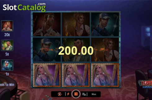 Скрин6. Lost Vegas Survivors Scratch слот