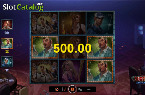 Скрин7. Lost Vegas Survivors Scratch слот