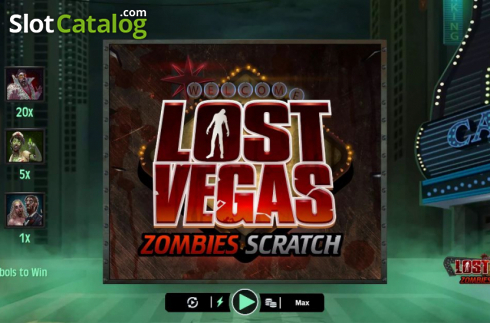Скрин2. Lost Vegas Zombie Scratch слот