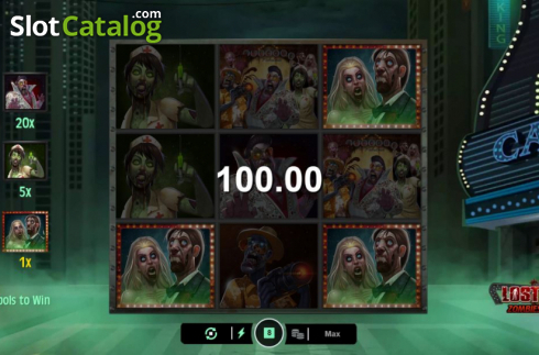 Скрин5. Lost Vegas Zombie Scratch слот