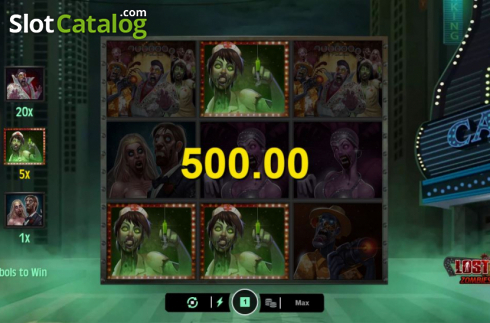 Скрин7. Lost Vegas Zombie Scratch слот