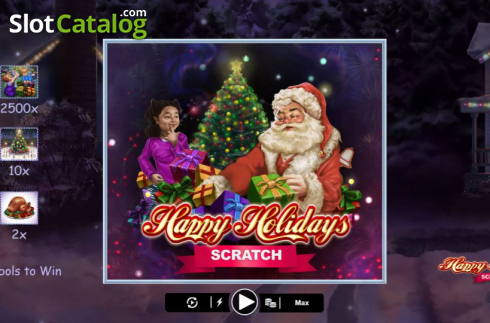 Скрин2. Happy Holidays Scratch слот