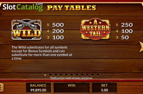 Скрин9. A Western Tail слот