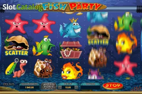 Скрин7. Fish Party слот