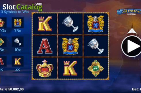 Скрин5. Avalon Scratch слот