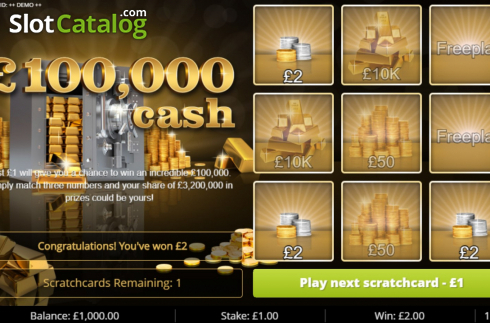 Скрин3. 100k Cash слот