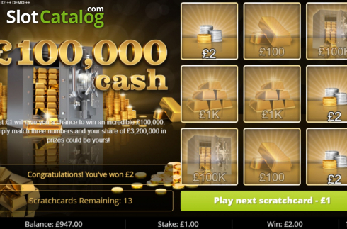 Скрин5. 100k Cash слот