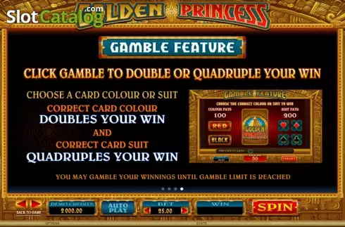 Скрин5. Golden Princess (Microgaming) слот