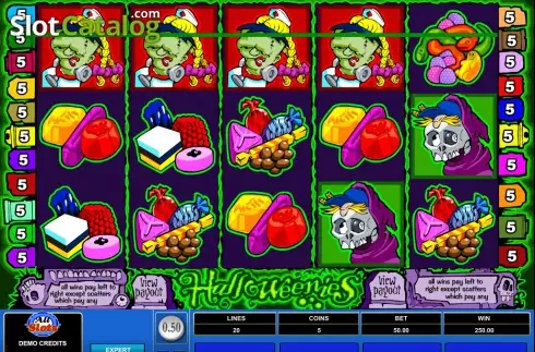 Скрин6. Halloweenies слот