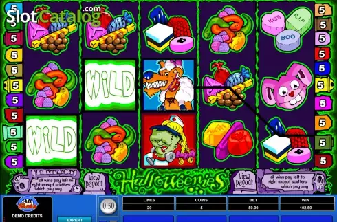 Скрин7. Halloweenies слот