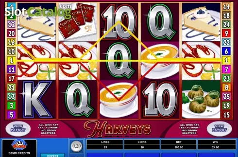 Скрин6. Harveys слот