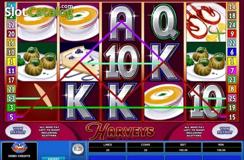 Скрин7. Harveys слот