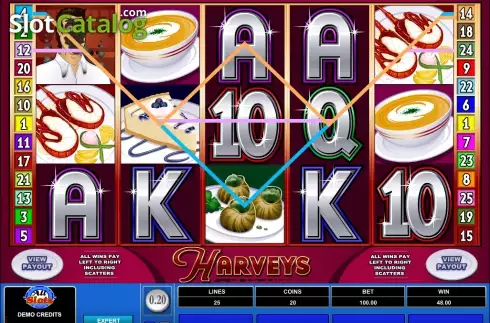 Скрин8. Harveys слот