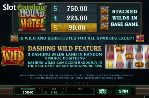 Скрин2. Hound Hotel слот
