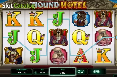Скрин9. Hound Hotel слот