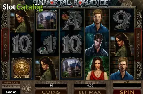 Скрин6. Immortal Romance слот