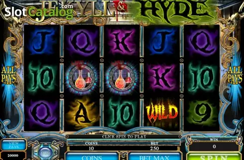 Скрин6. Jekyll And Hyde (Microgaming) слот