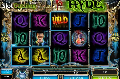 Скрин8. Jekyll And Hyde (Microgaming) слот
