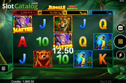 Скрин3. Jungle Mega Moolah слот