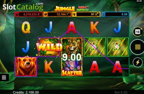 Скрин4. Jungle Mega Moolah слот