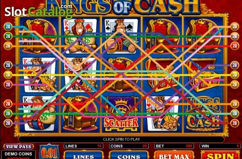 Скрин9. Kings of Cash слот