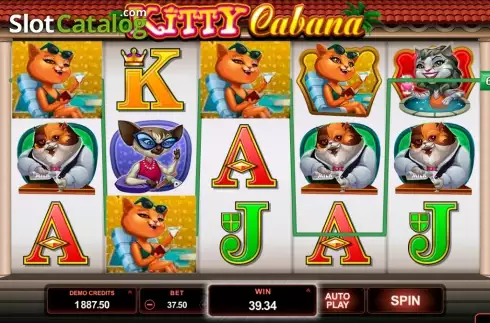 Скрин9. Kitty Cabana слот