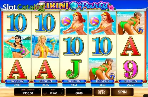 Скрин7. Bikini Party (Microgaming) слот