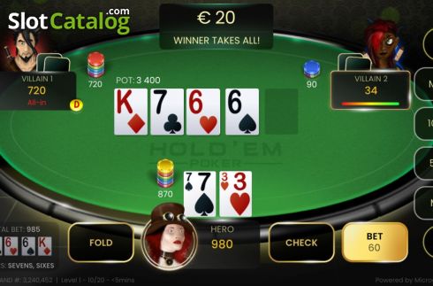 Скрин3. Hold Em Poker 2 слот