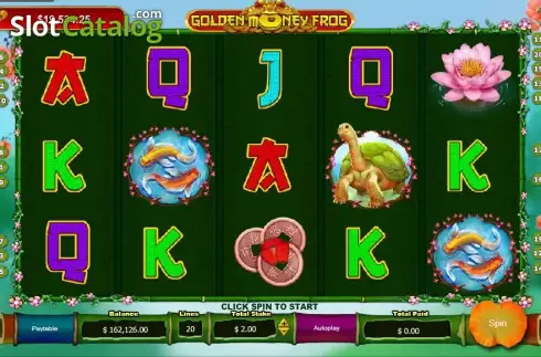 Скрин2. Golden Money Frog слот