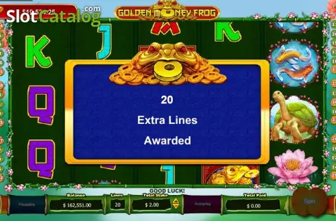 Скрин4. Golden Money Frog слот