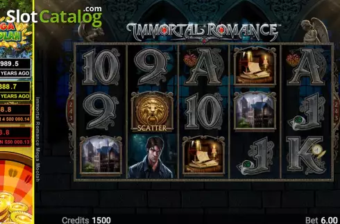 Скрин3. Immortal Romance Mega Moolah слот