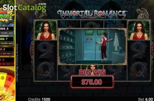Скрин4. Immortal Romance Mega Moolah слот