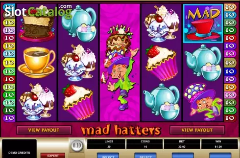 Скрин8. Mad Hatters слот